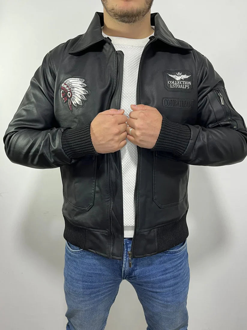 CHAQUETA INDIAN - CUERO GENUINO