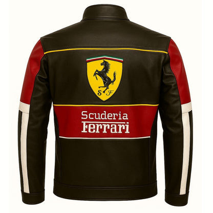 CHAQUETA LA FERRARI SCUDERIA - CUERO