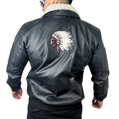 CHAQUETA INDIAN - CUERO GENUINO